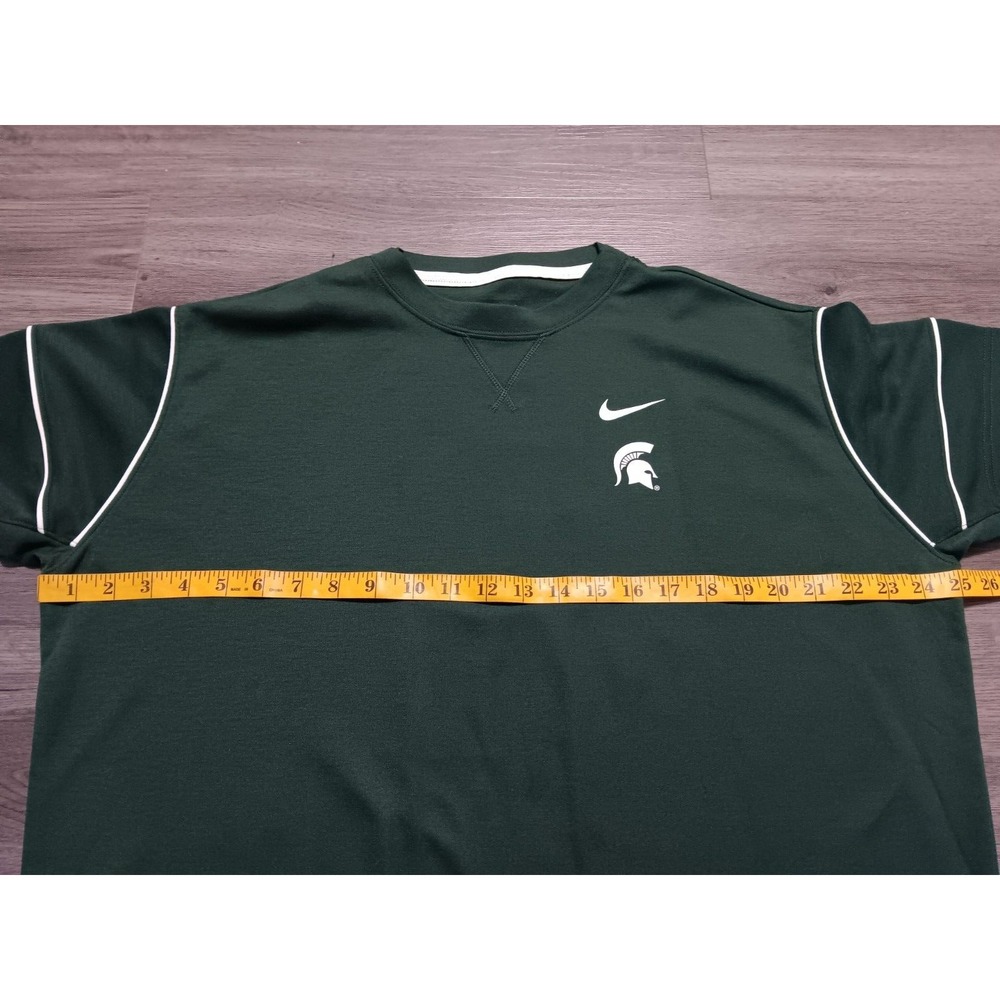 NWT Nike Women's Michigan State Spartans Green Crew T-Shirt Size XL - Picture 6 of 7